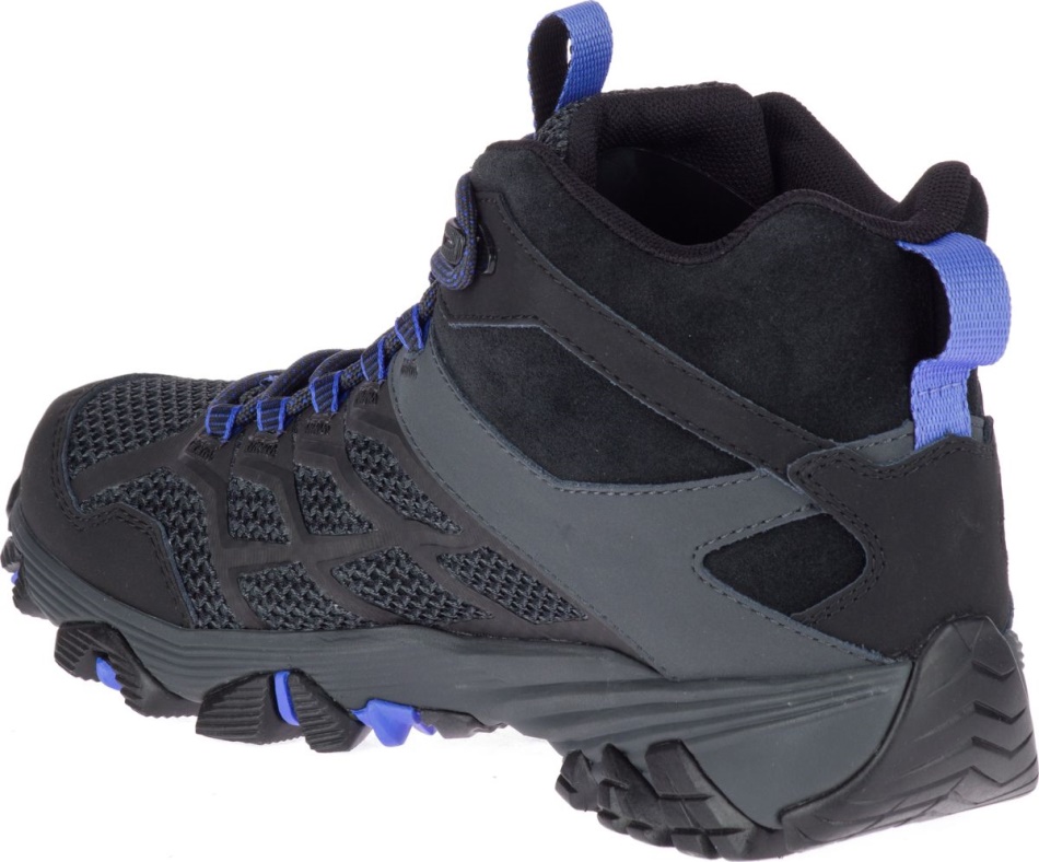 Merrell Mujer Moab Fst 2 Mid Gore-tex Negro-granito