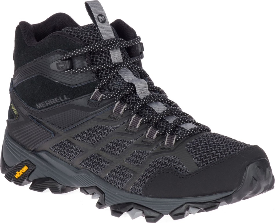 Merrell Mujer Moab Fst 2 Mid Gore-tex Negro