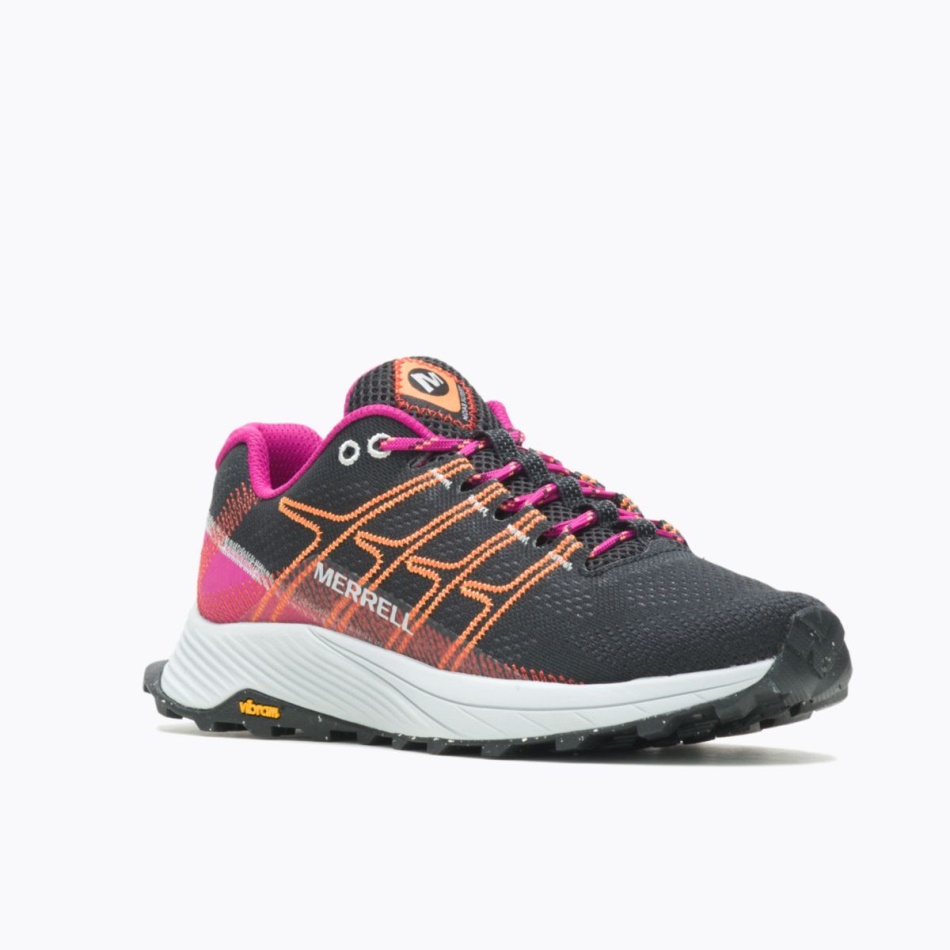 Merrell Mujer Moab Flight Negro-fucsia
