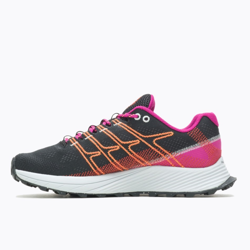Merrell Mujer Moab Flight Negro-fucsia