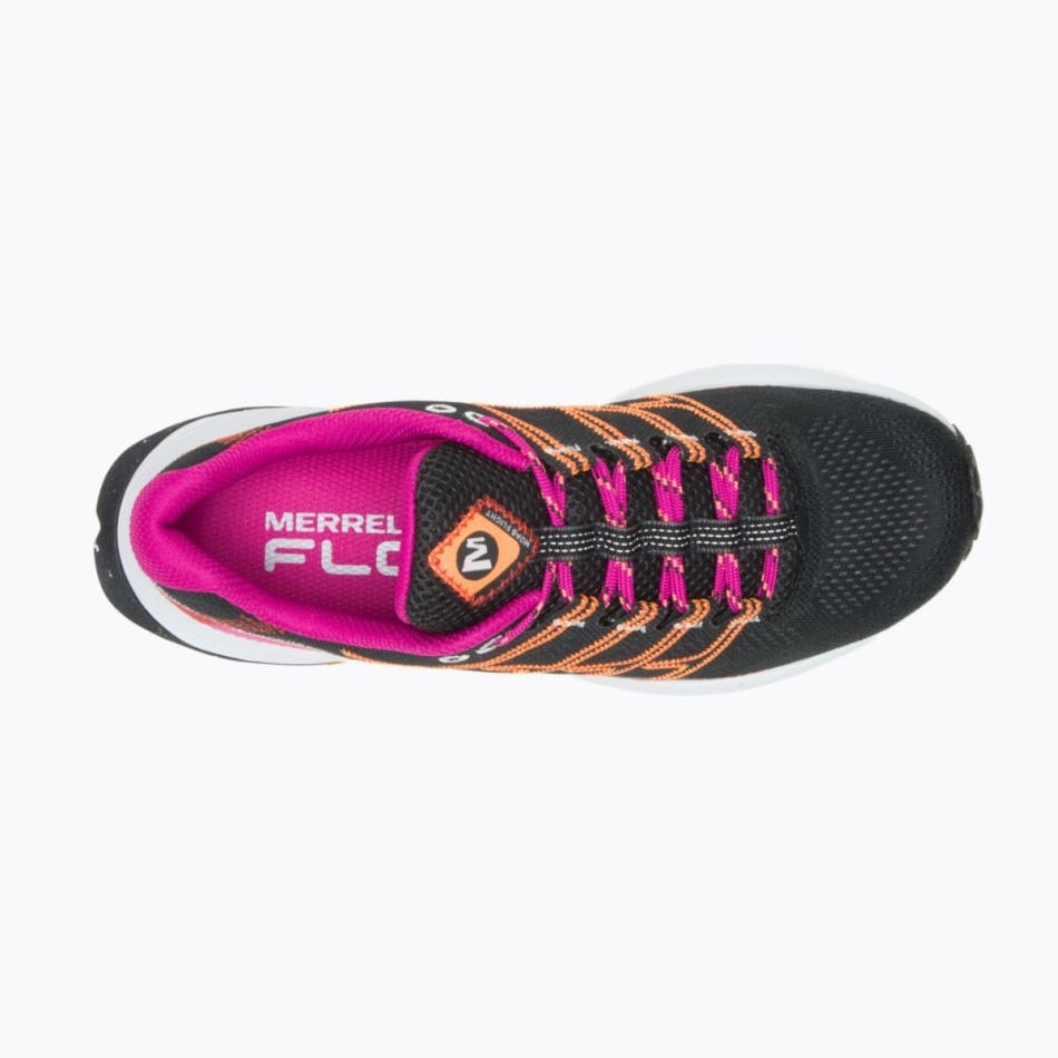 Merrell Mujer Moab Flight Negro-fucsia