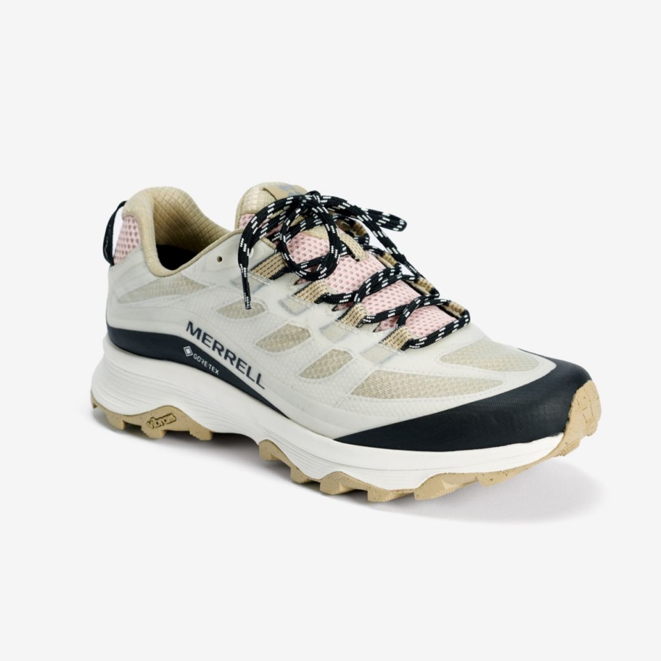 Merrell Mujer Moab Speed Gore-tex X Sweaty Betty Blanco-caqui