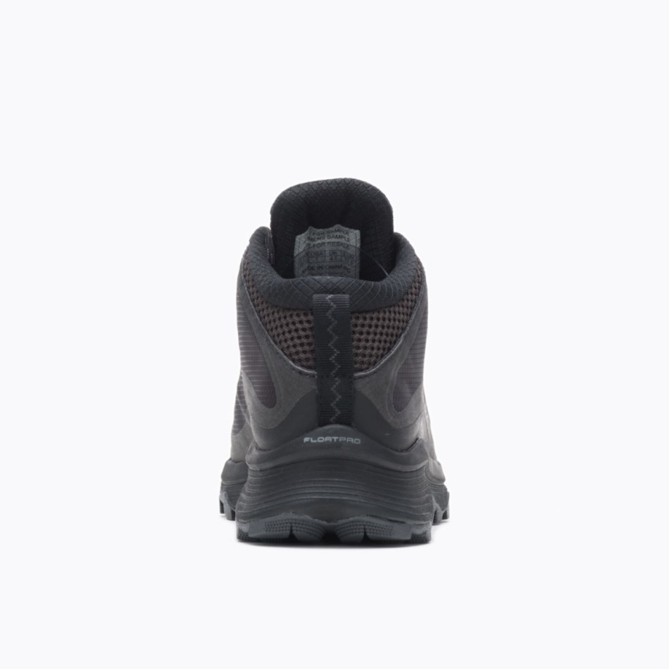 Merrell Mujer Moab Speed Mid Gore-tex Negro-asfalto