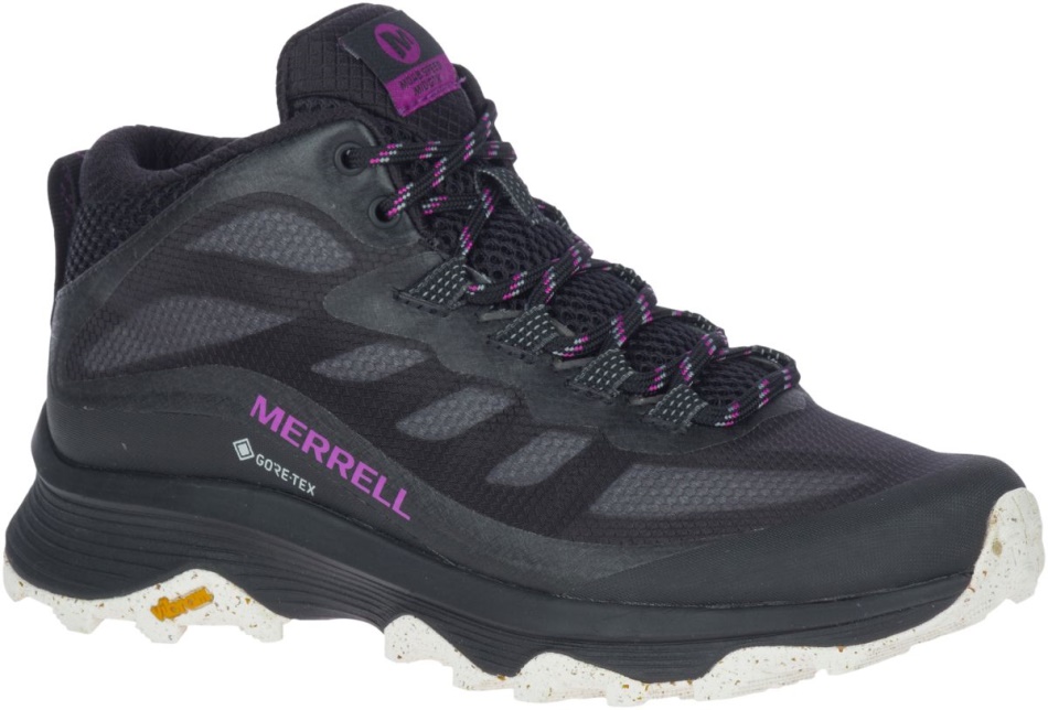 Merrell Mujer Moab Speed Mid Gore-tex Negro