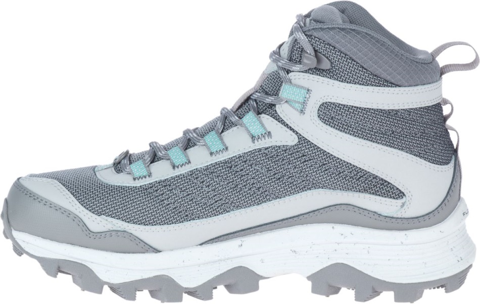 Merrell Mujer Moab Speed Thermo Mid Impermeable Con Clavos Carbón