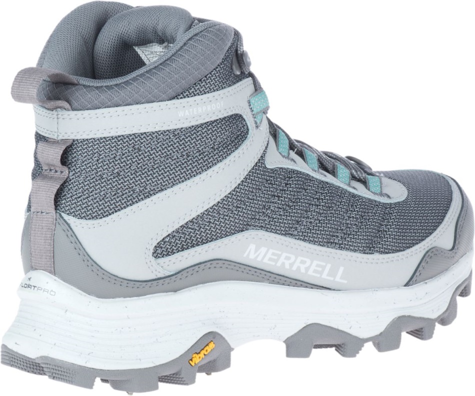 Merrell Mujer Moab Speed Thermo Mid Impermeable Con Clavos Carbón