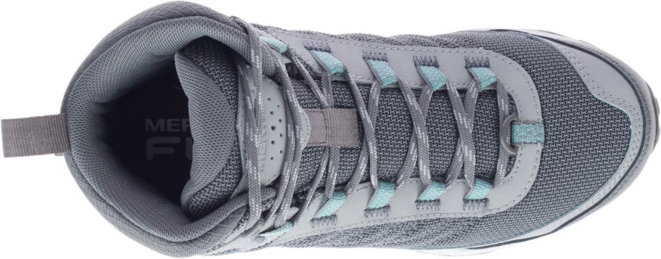 Merrell Mujer Moab Speed Thermo Mid Impermeable Con Clavos Carbón