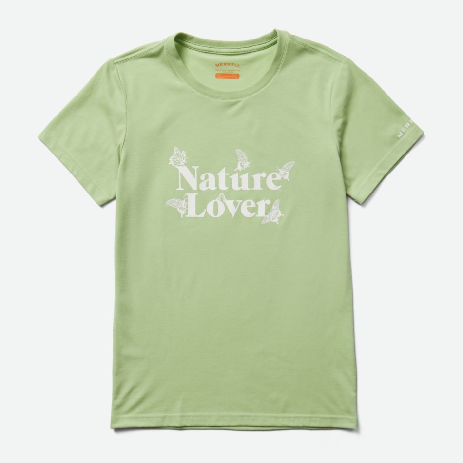 Camiseta Mujer Merrell Nature Lover Verde Espuma