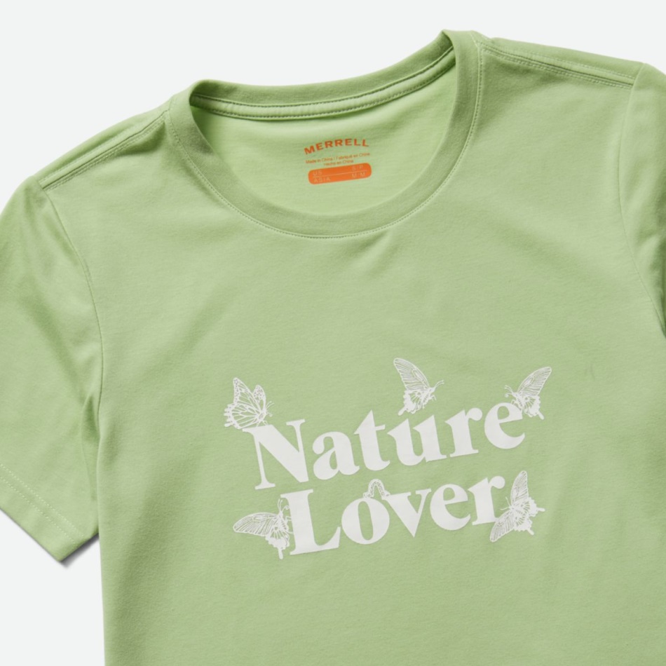 Camiseta Mujer Merrell Nature Lover Verde Espuma