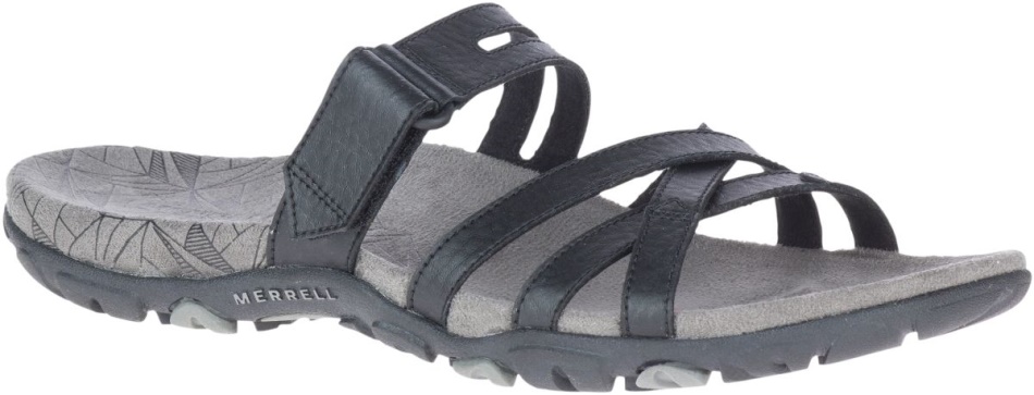 Merrell Mujer Sandspur Rose Chanclas Negras