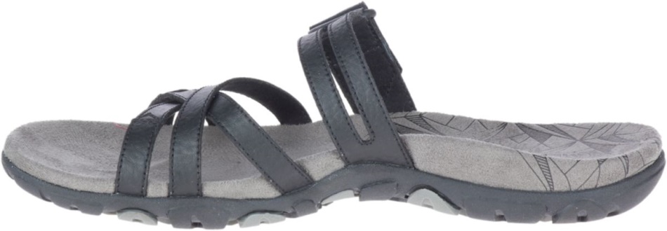 Merrell Mujer Sandspur Rose Chanclas Negras