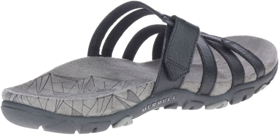 Merrell Mujer Sandspur Rose Chanclas Negras
