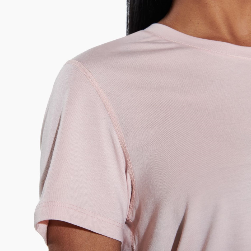 Merrell Mujer Tencel™ Camiseta De Manga Corta Rosa Humo