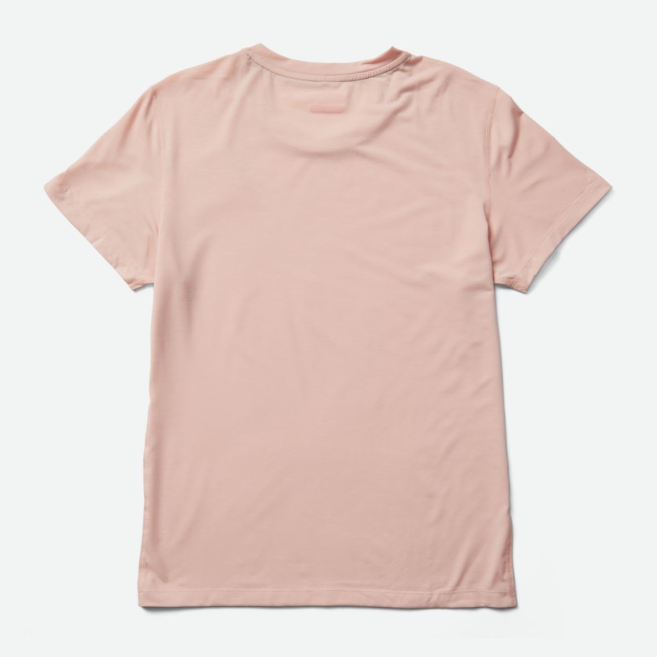 Merrell Mujer Tencel™ Camiseta De Manga Corta Rosa Humo
