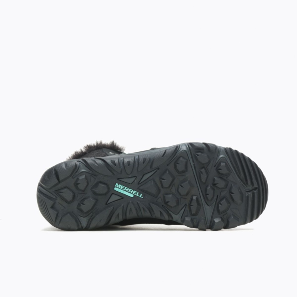 Merrell Mujer Thermo Fractal Mid Impermeable Negro