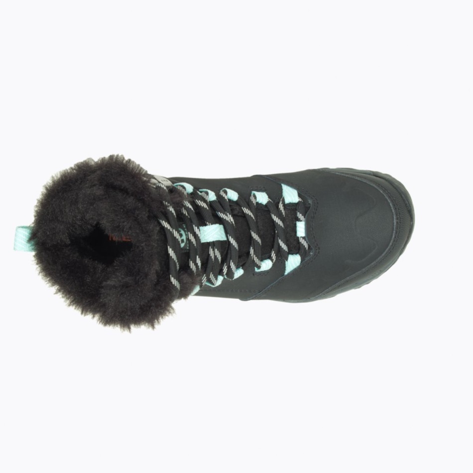 Merrell Mujer Thermo Fractal Mid Impermeable Negro