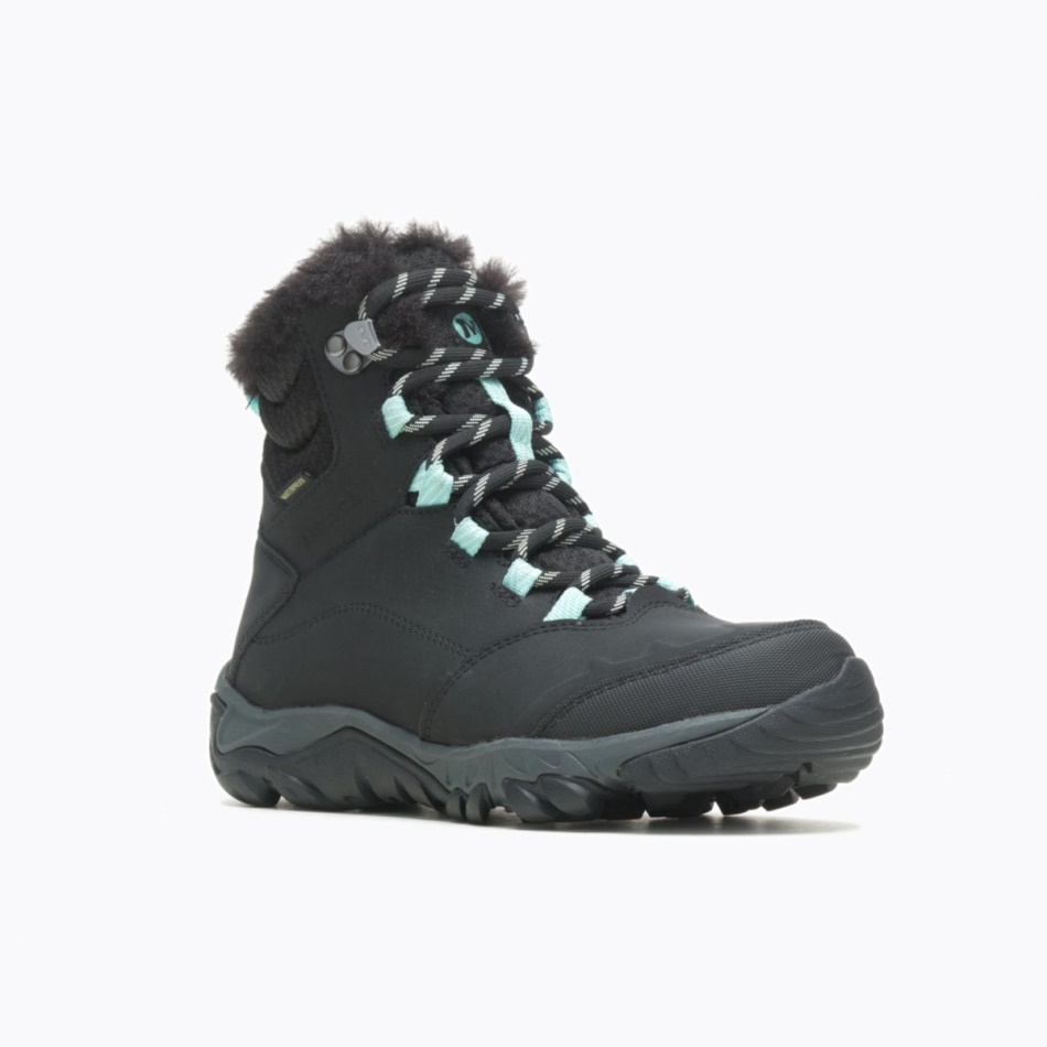 Merrell Mujer Thermo Fractal Mid Impermeable Negro