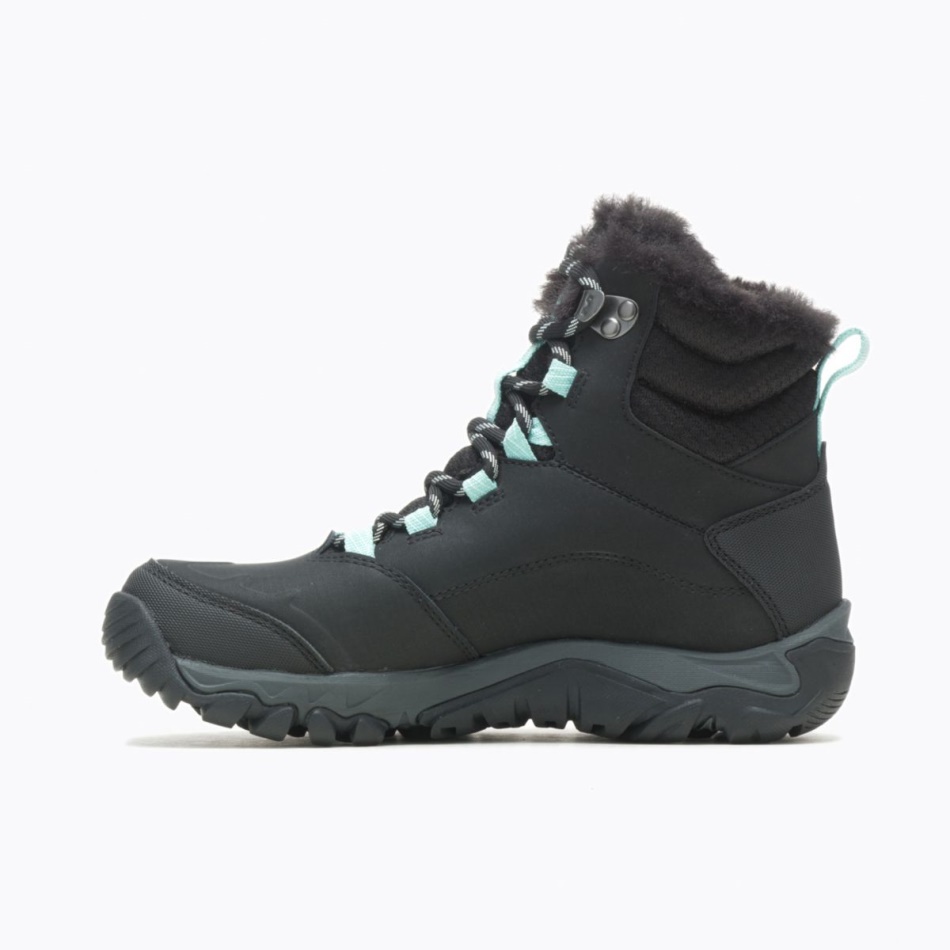 Merrell Mujer Thermo Fractal Mid Impermeable Negro