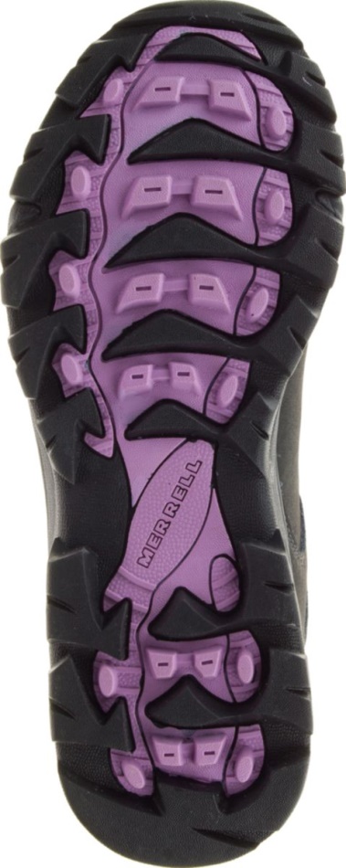 Merrell Mujer Vego Mid Cuero Impermeable Negro-gloxinia