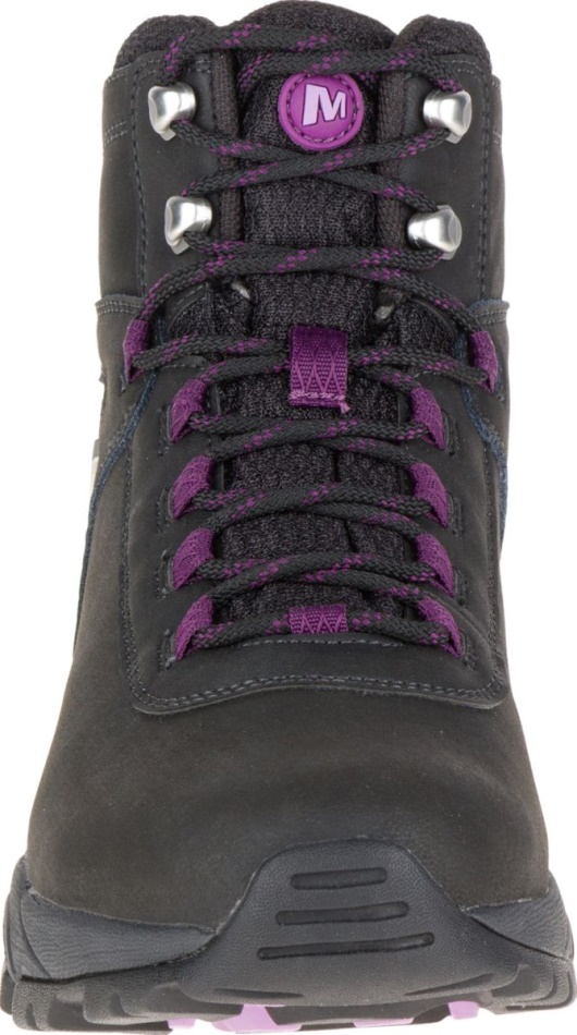Merrell Mujer Vego Mid Cuero Impermeable Negro-gloxinia