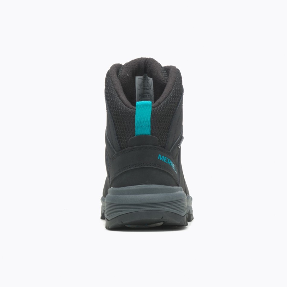 Merrell Mujer Vigo Thermo Mid Cuero Impermeable Negro-capri