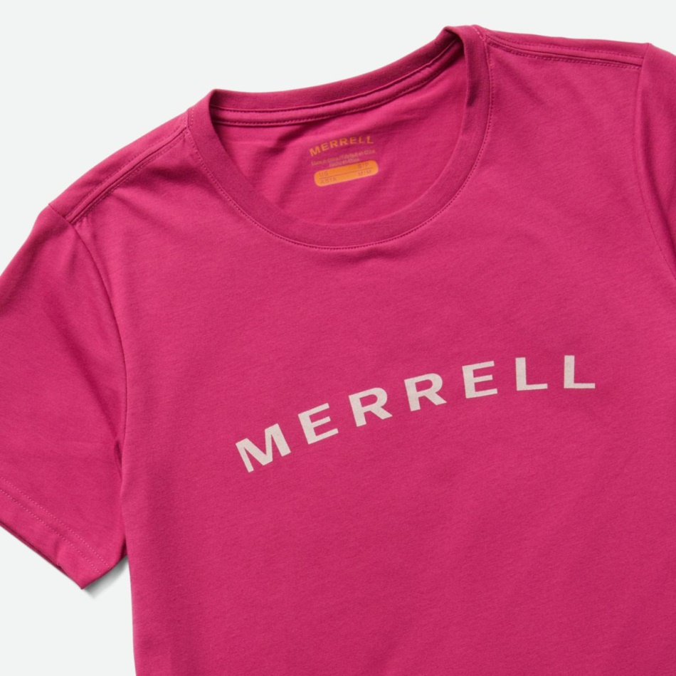 Camiseta De Manga Corta Con Estampado De Merrell Para Mujer Con Diseño De Flor De Cactus