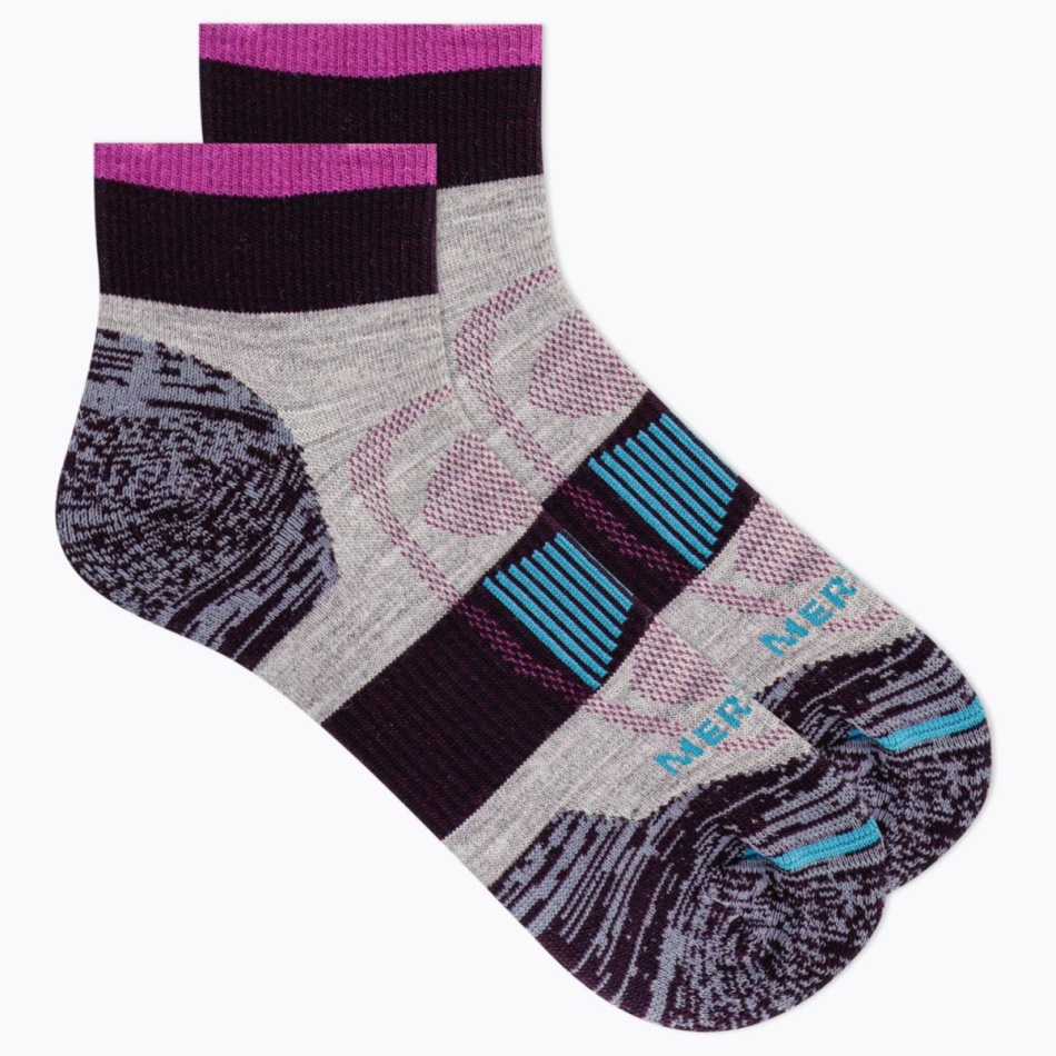 Calcetín De Senderismo Merrell Zoned Quarter Fucsia